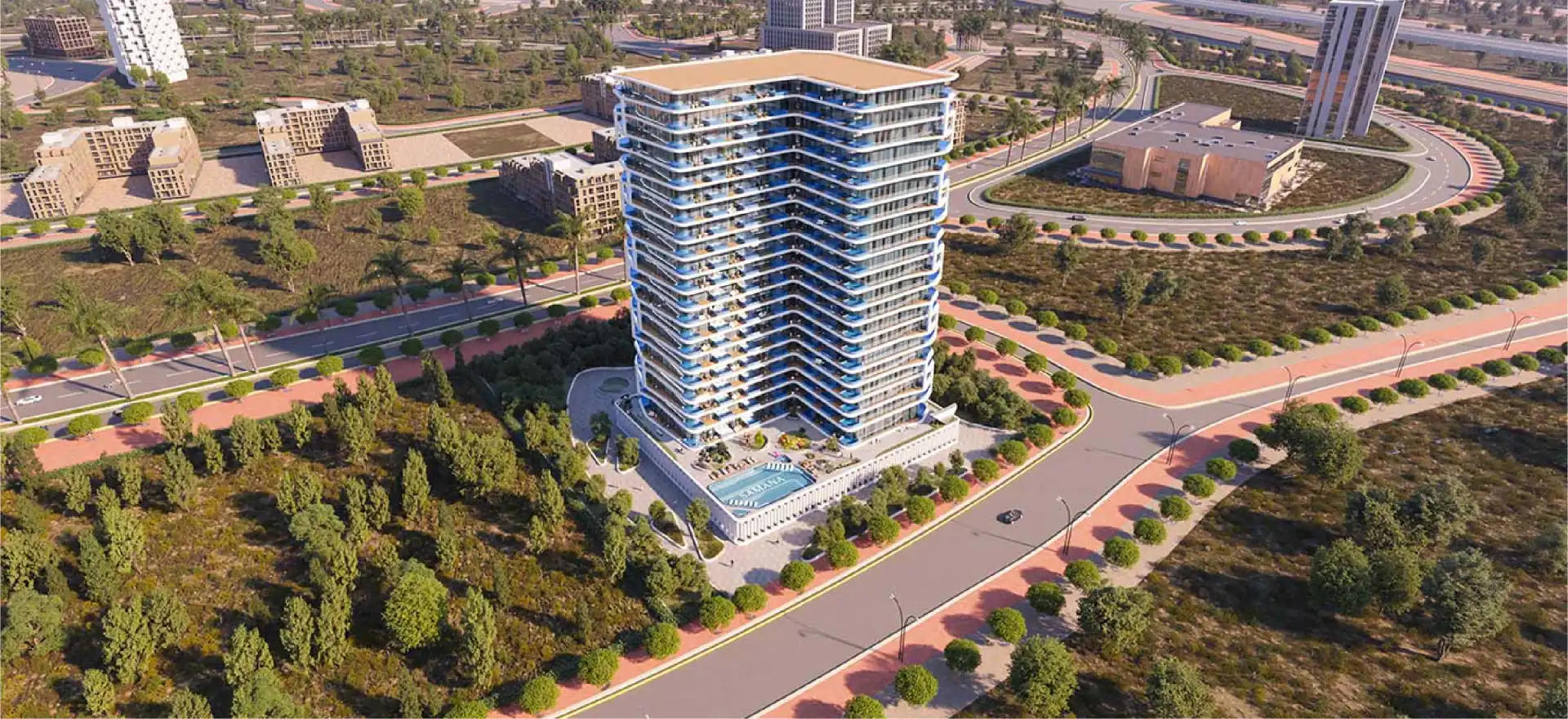 Dubai Land Residence Complex (DLRC) - Dubai, UAE Community - 14 million area with 5 properties