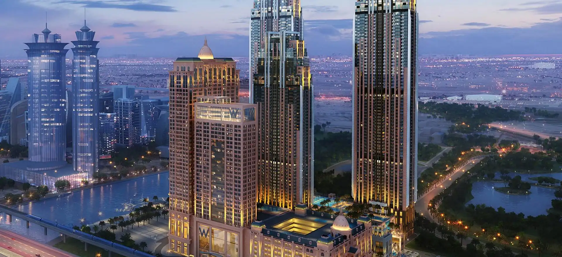 Al Habtoor City - Dubai, UAE Community - 2.1 Million area