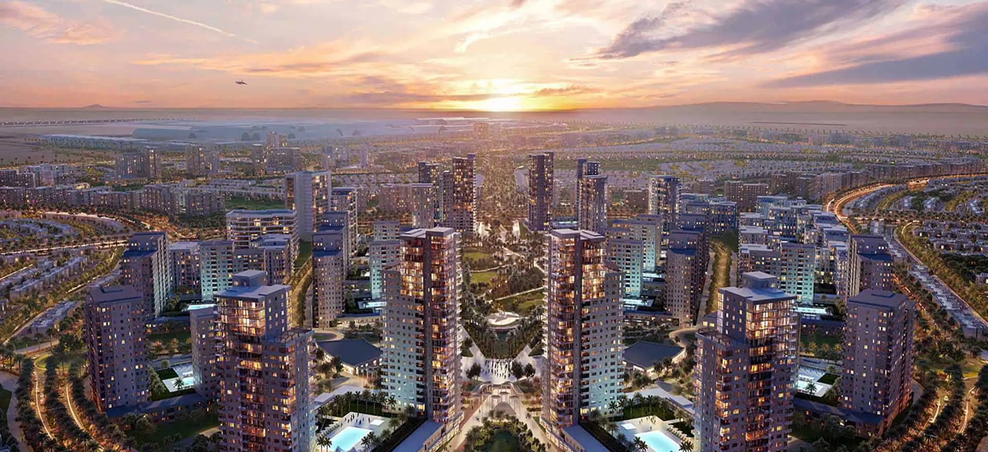 Emaar South - Dubai, UAE Community - 86 Million area with 2 properties