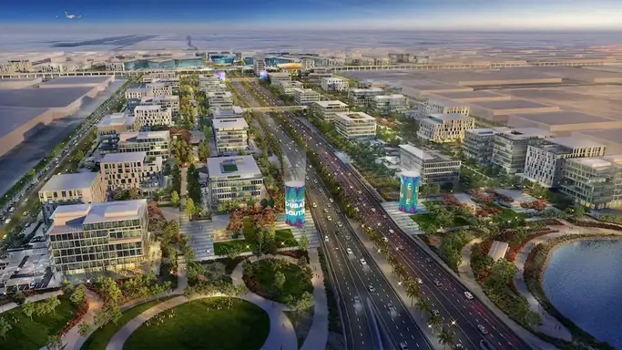 For those who value time and connectivity, Dubai South sits at the crossroads of opportunity. Adjacent to Al Maktoum International Airport (DWC) and Expo City Dubai, and positioned near major employment hubs including the Aviation and Logistics Districts, Business Park, Dubai Investment Park (DIP), Jebel Ali Free Zone, and Green Community, it creates a true live-work ecosystem. Commuters benefit from direct routes via E611 and E77, with onward connectivity to Sheikh Zayed Road (E11) and the broader Dubai–Abu Dhabi corridor—ideal for professionals moving between the two cities. Public transport links to Expo City’s Metro station help bridge Dubai South to the rest of the network, making airport runs, office meetings, and weekend plans feel effortless. Here, the practical side of life powers productivity, while the residential areas preserve a quieter, more composed environment.
